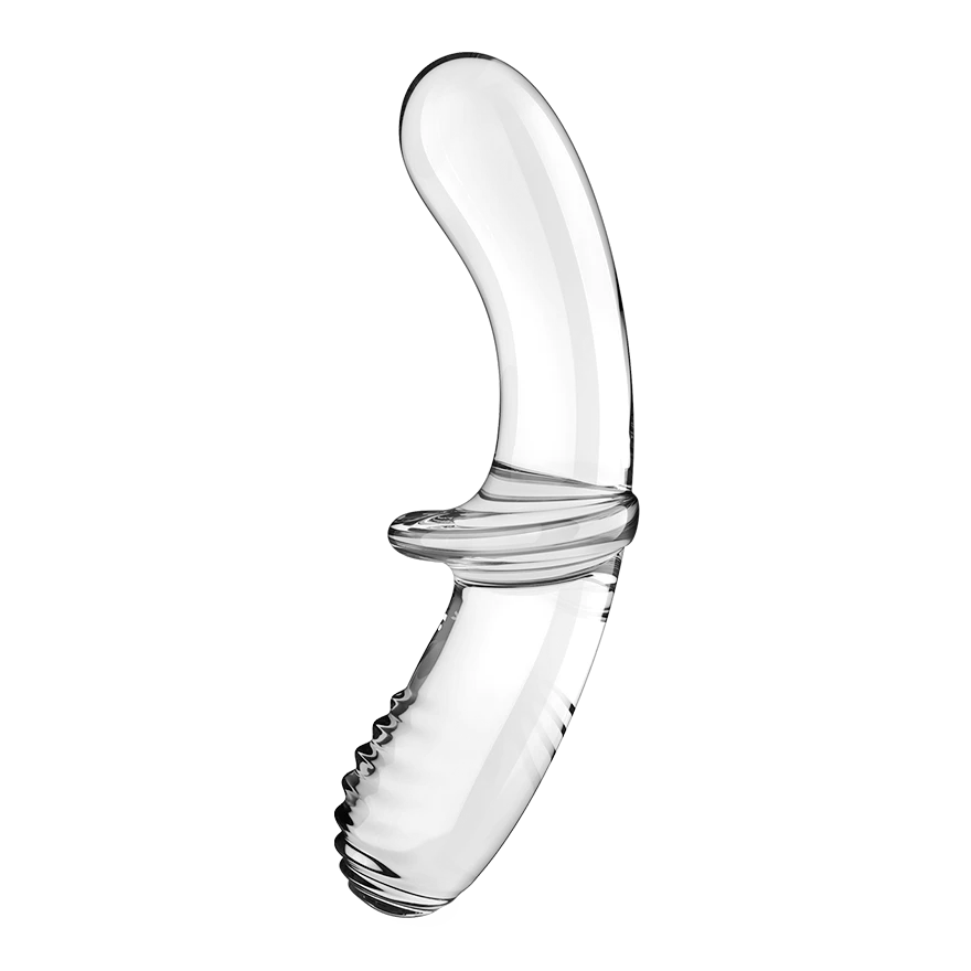 Satisfyer Double Crystal double-ended borosilicate glass dildo — view 2