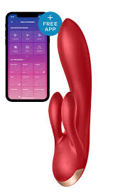 Satisfyer Double Flex flexible rabbit vibrator with three motors — view 6
