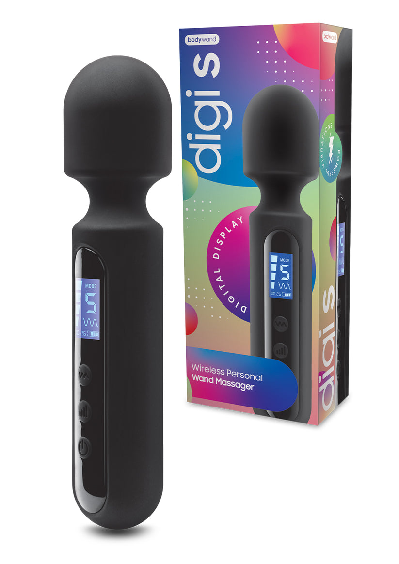 Bodywand Digi S palm-sized wand massager with digital display — view 4