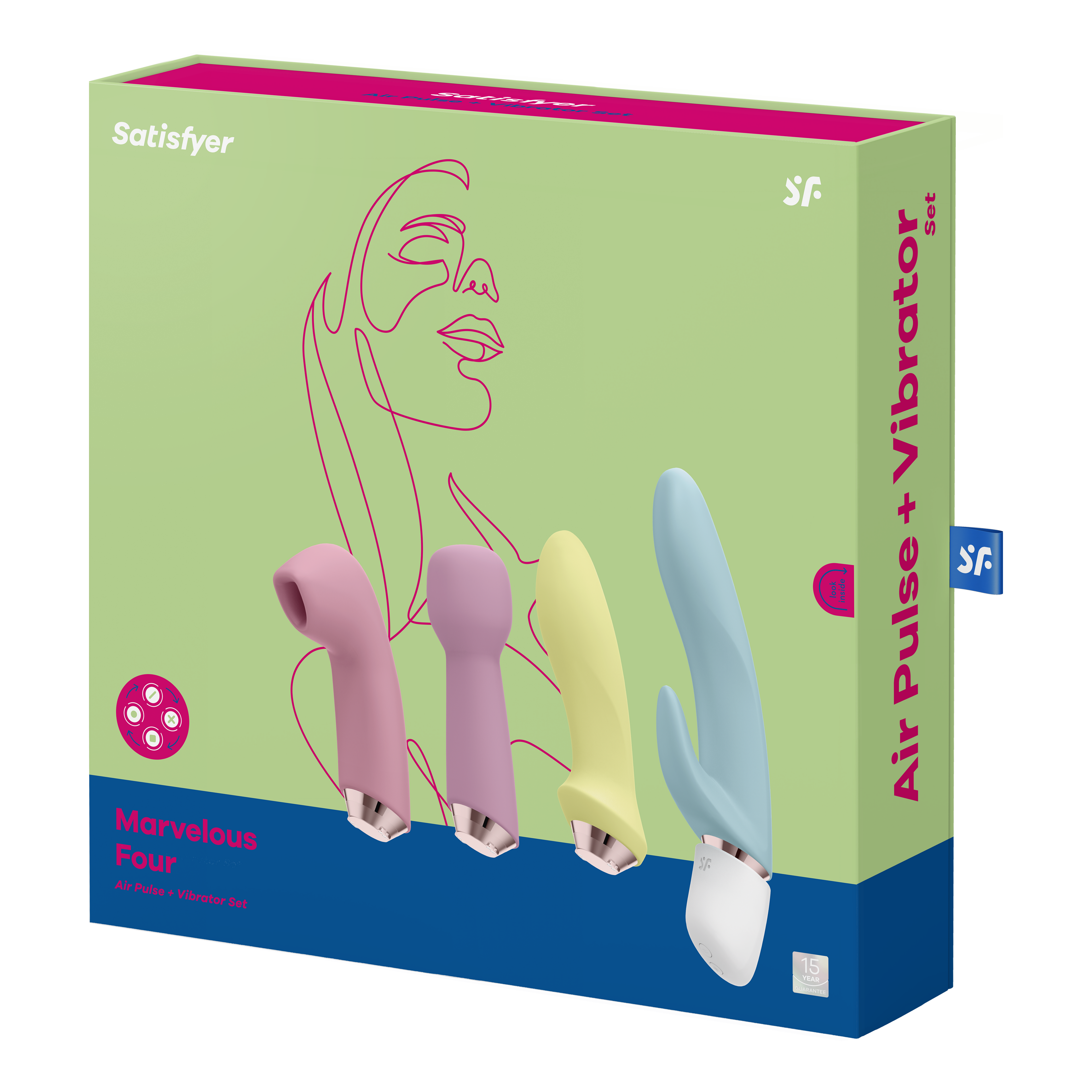 Satisfyer Marvelous Four interchangeable set — view 8