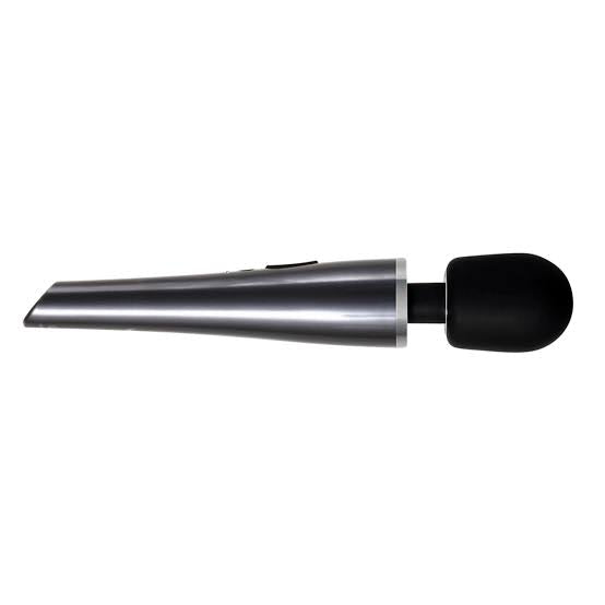 Evolved Metallic Power Wand flexible massager with silicone head — view 2