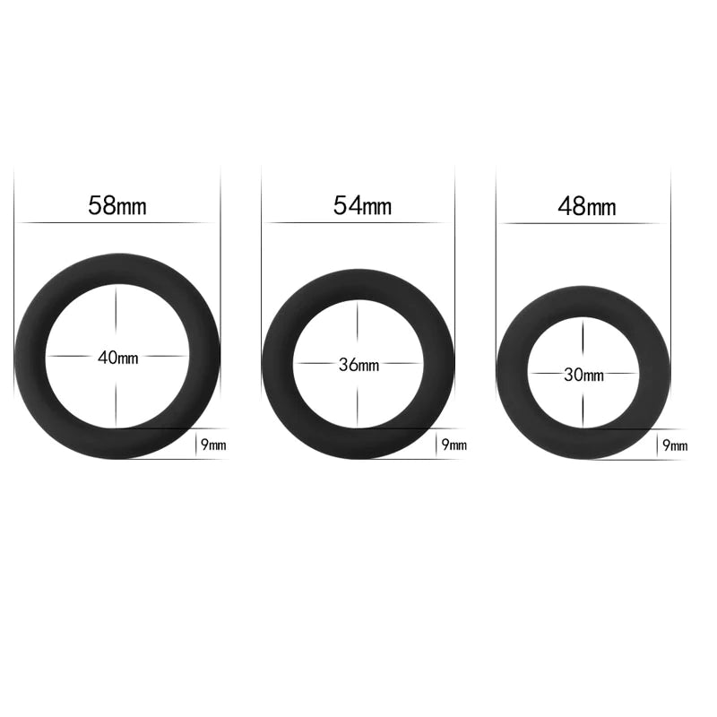 Power Plus Cock Ring 3pk image 3