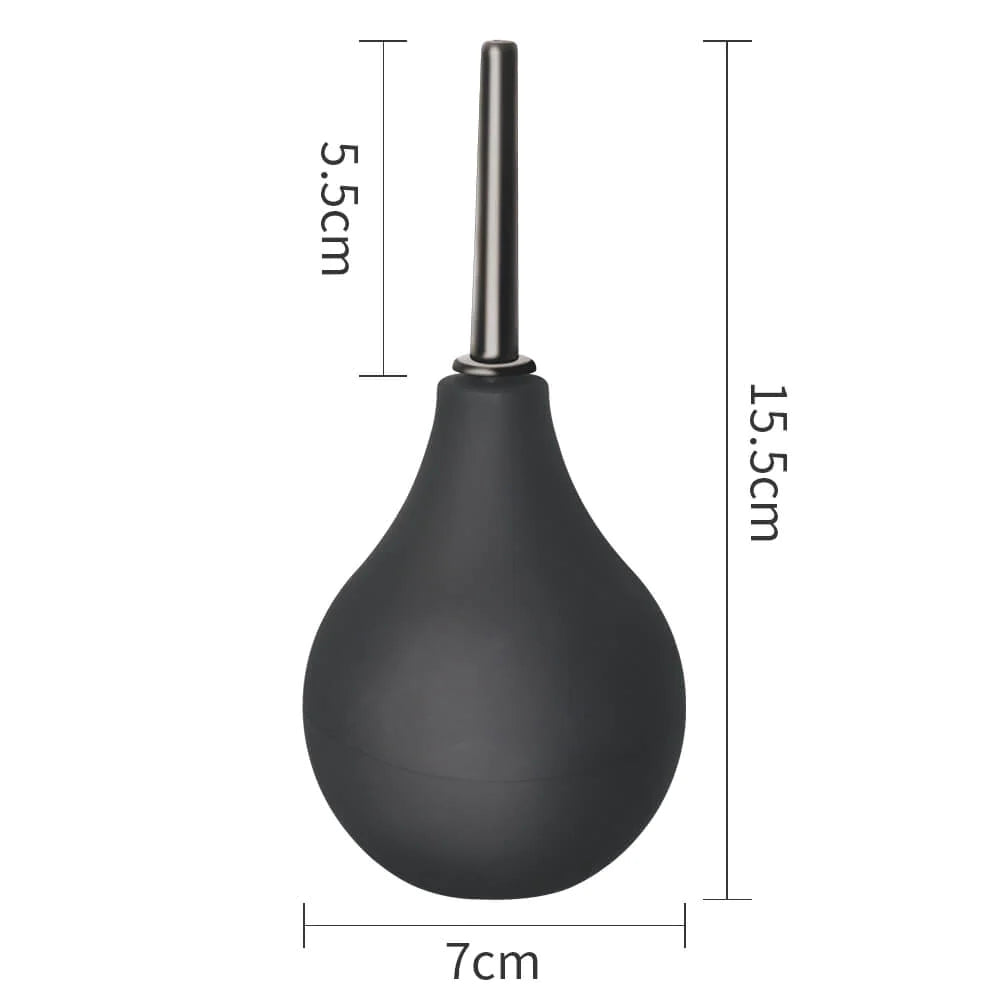 Deluxe anal douche with soft squeeze bulb, holds 160ml — view 2
