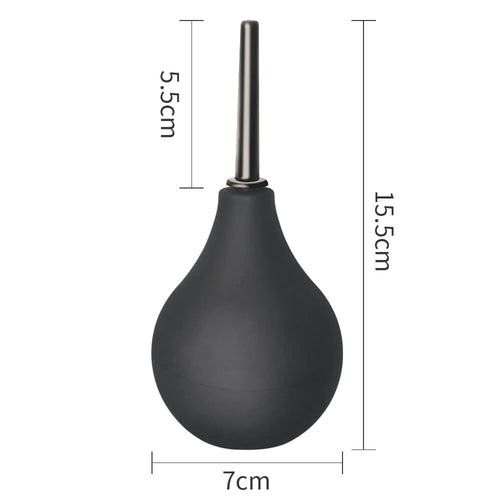 Deluxe anal douche with soft squeeze bulb, holds 160ml — view 2