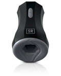 Control Silicone Twin Turbo warming vibrating stroker