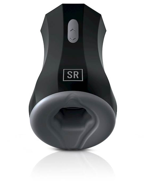 Control Silicone Twin Turbo warming vibrating stroker