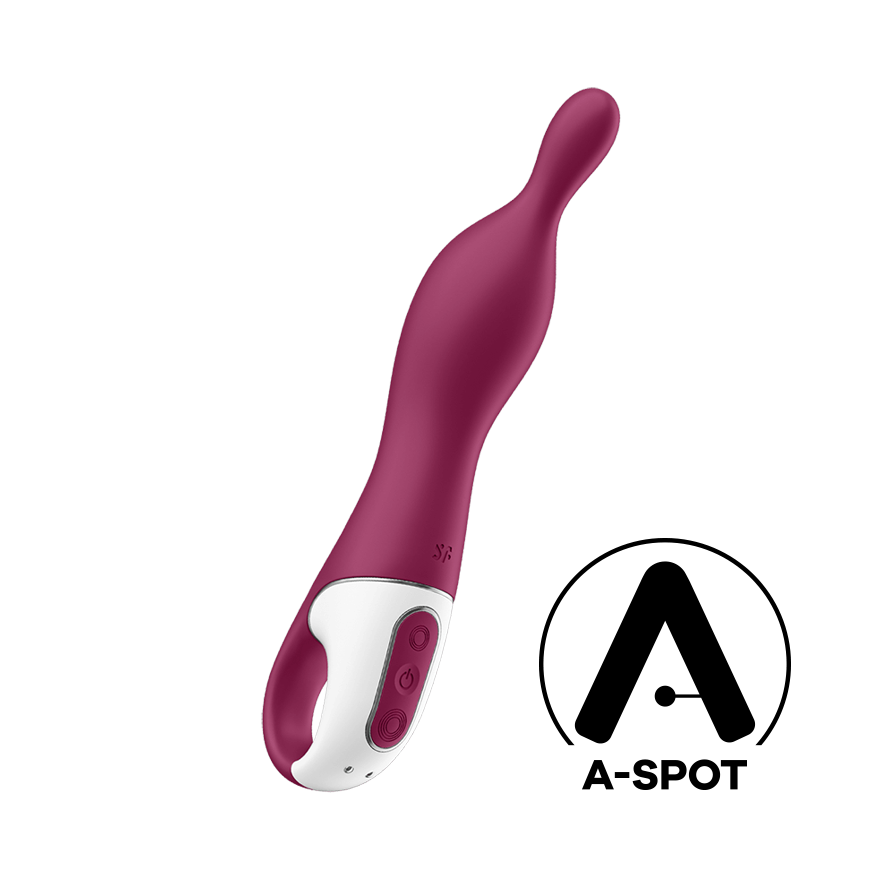 Satisfyer A-Mazing 1 curved A-spot vibrator in body-safe silicone