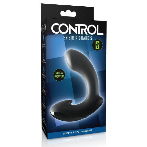 Control vibrating P-spot prostate massager in silicone — view 3