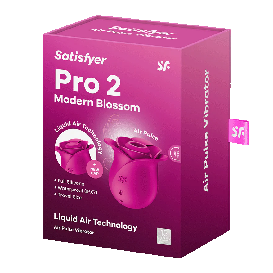 Satisfyer Blossom flower-shaped air-pulse clitoral stimulator — view 6