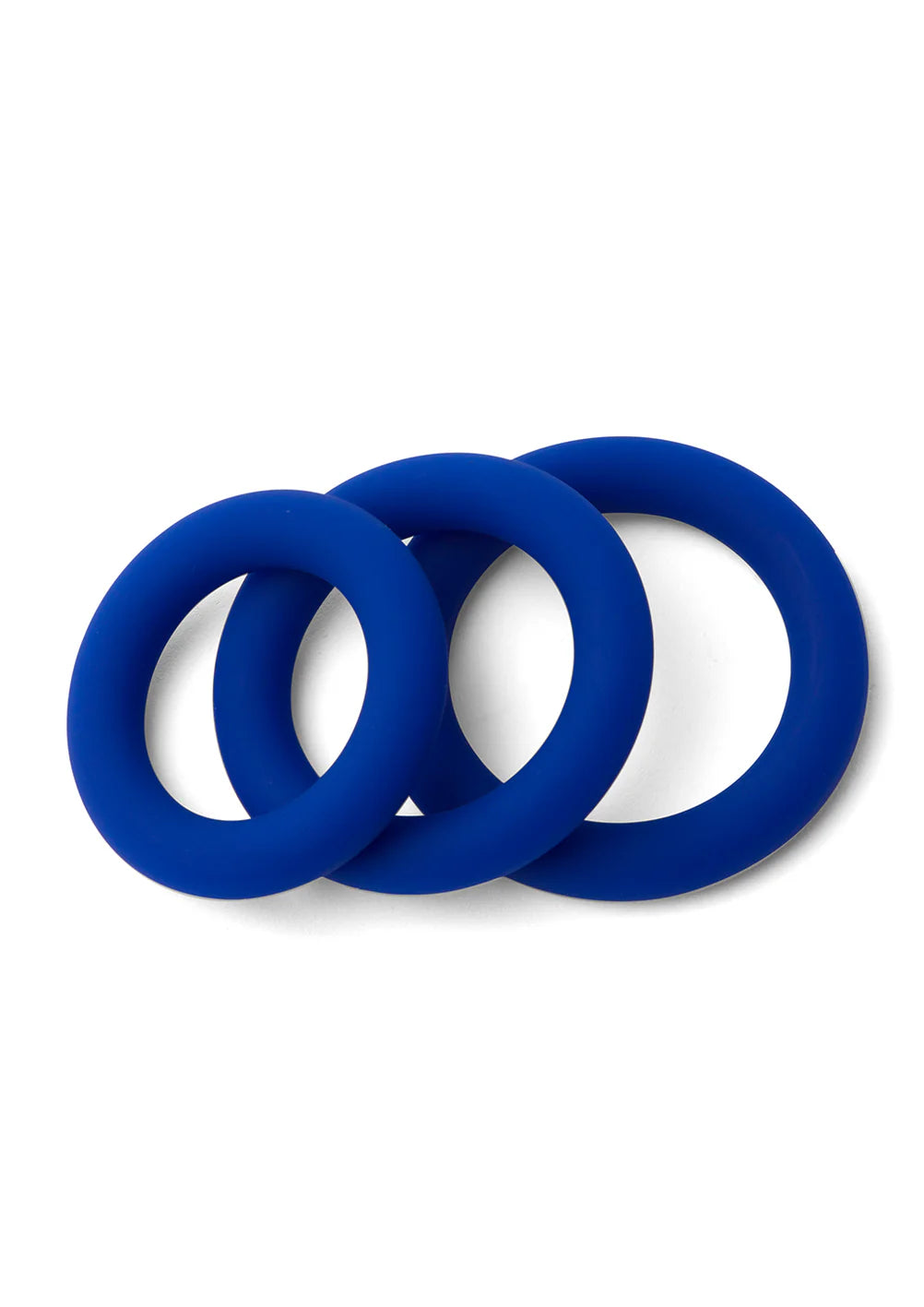 Extra Thick Silicone Cock Rings 3pk image 0