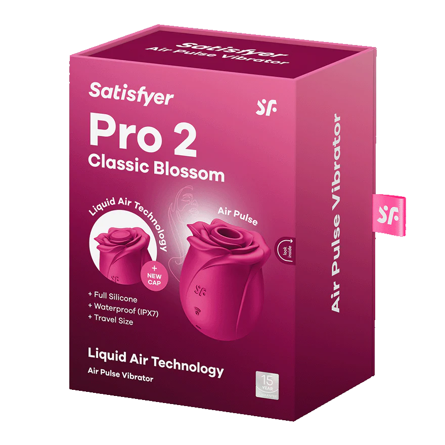 Satisfyer Blossom flower-shaped air-pulse clitoral stimulator — view 4
