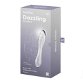 Satisfyer Dazzling Crystal 1 textured glass dildo — view 5