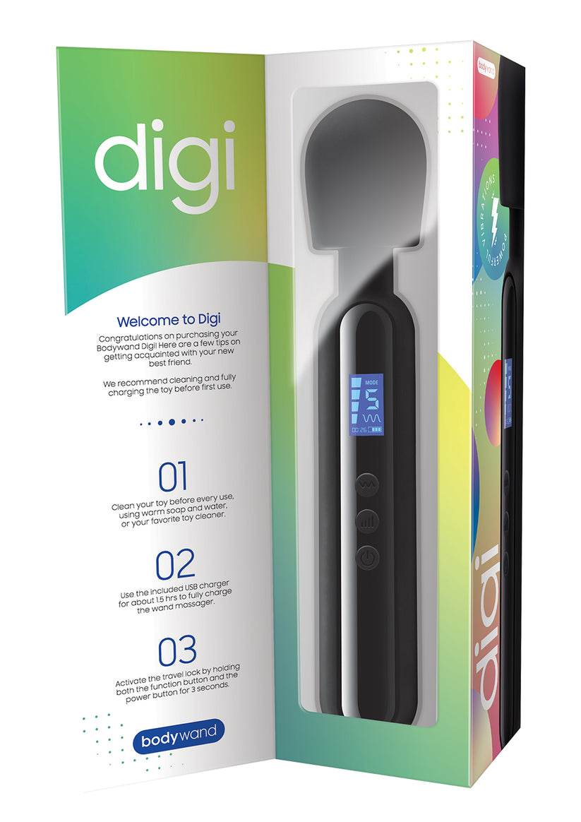 Bodywand Digi wand vibrator with digital display — view 4
