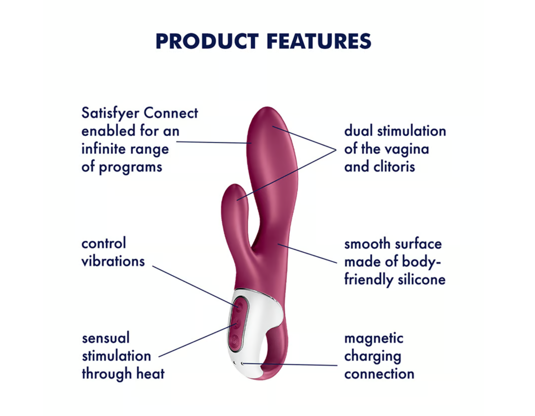 Satisfyer Heated Affair warming G-spot vibrator — view 2