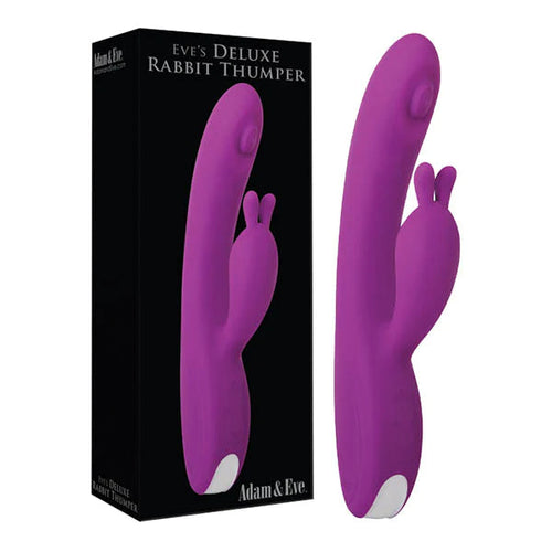 Adam & Eve Deluxe Rabbit Thumper silicone G-spot vibrator